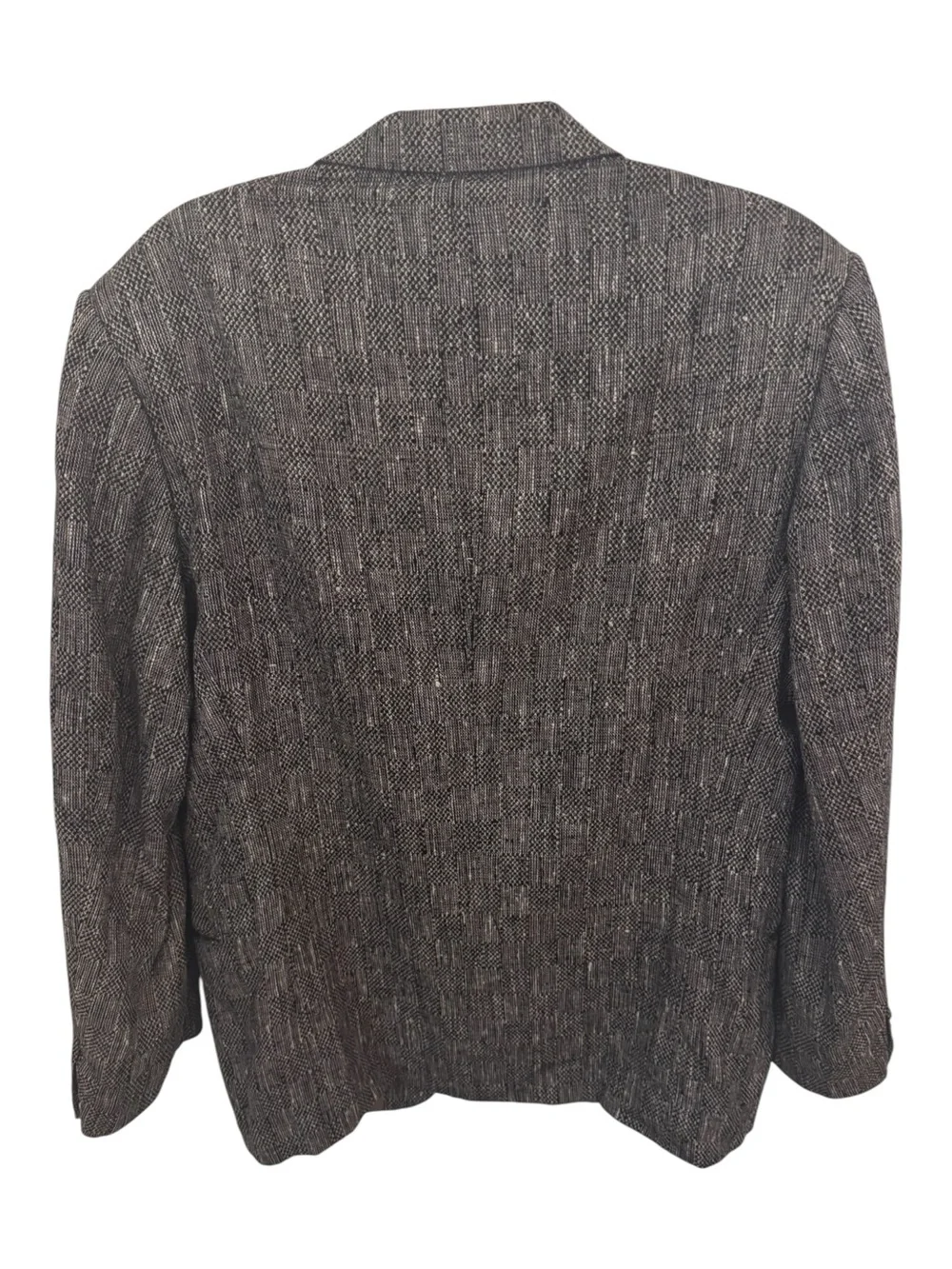 Vintage MANI Giorgio Armani 43R Textured Blazer Silk Lined Italy